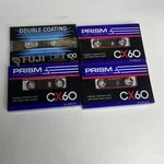 Prism CX60 Professional Blank Audio Cassette Lot 4 Sealed Tapes Fuji Dr-ii. Fixed Price $12.00.
