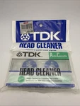 Vintage 1987 Tdk Audio Cassette Head Cleaner #HCL-11, New Sealed. Fixed Price $19.99.