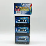 Trisonic Vintage Blank Audio Cassette Tapes TS-3190 3-PACK C-90 Min New Sealed. Fixed Price $9.84.
