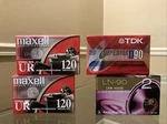 2X Maxell UR120 Audio Cassette Tape + Tdk D90 LN-90 Radioshack Lot New. Fixed Price $14.99.