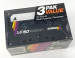 Gemini Pack MP603B Blank Multi-purpose Cassettes Low Noise High Energy. Fixed Price $17.46.