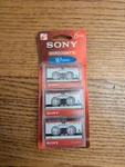 Sony Mc 90 Microcassette Tape Lot Of 5, Minute Each Nib. Fixed Price $12.59.
