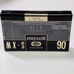 Maxell Mx-s Min Metal Cassette Tape Sealed Japan Iec Type Iv Nos Cobalt. Fixed Price $45.23.