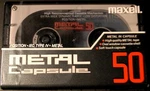Vintage New Metal Audio Cassettes Maxell Capsule 50 Minutes Virgin Blank Sealed. Fixed Price $41.74.