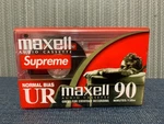 New Supreme Maxell One Cassette Tape FW23 Nip Sealed. Fixed Price $10.00.