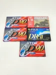 Tdk D90 Fuji Maxell Blank Audio Cassette Tapes Lot Of 5 High Output. Fixed Price $13.95.