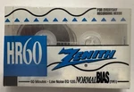 Zenith HR60 Cassette Tape Minutes Low Noise EQ120 Normal Bias *new Sealed. Fixed Price $6.51.