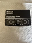 8 Maxell C120 Communicator Series Blank Cassette Tapes 247. Fixed Price $24.00.