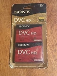 Sony Dvc Hd 2 Pack 63 Minute Mini Digital Video Cassette New-distressed Box. Fixed Price $30.00.