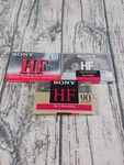 Sony Hf 60 & 90 Minute Blank Audio Cassette Tape Normal Bias (3) Brand New. Fixed Price $12.00.