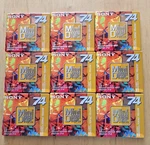 Sony MDW-74 Ay Minidisc Recordable Minutes Topaz Yellow 9-DISC Set. Fixed Price $64.99.