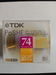 New Pack Tdk Poshe 2 Color Mix Recordable Minidisc (md) MD-PSE74MX10N. Fixed Price $99.99.