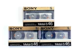 Sony Metal 46 Cassette Tape 3 Pack New Jp. Fixed Price $169.99.