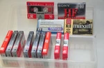 13 New Sealed Cassette Tapes With Deluxe Hard Storage Case ,tdk,maxell,sony. Fixed Price $25.00.