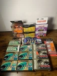Lot Blank Media Cassettes Tapes Film Video & Audio Maxwell Sony Fuji Tdk. Fixed Price $99.99.