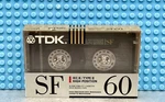 Tdk Sf 60 1990 Europe Type Ii Blank Cassette Tape (1) (sealed). Fixed Price $28.79.