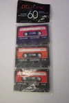 Deltone Low Noise Minutes C-60 Blank Cassetee Tapes Model D3-60. Fixed Price $7.99.
