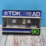 Tdk AD90 1985 Normal Position Type Blank Cassette Tape High Output (sealed). Fixed Price $18.57.