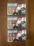 Lot Of 3 Maxell Xlii C90 Cassette Tapes Type Min New Sealed. Fixed Price $29.99.