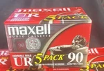 Maxell Blank Audio Cassette Tapes Normal Bias Ur One 5 Pack 90 Minutes New. Fixed Price $8.00.