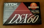 Tdk Ds-x 60 Type Blank Audio Cassette Tapes Superior High Bias. Fixed Price $6.95.