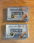 Two Maxell Mx 46 Metal Bias Unused Cassette Tape Japan Late Nite Bargain!. Fixed Price $99.95.