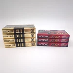 Maxell Xlii 90 (4-PACK) & Tdk D60 (3-PACK) Blank Audio Cassette Tapes New Sealed. Fixed Price $39.99.
