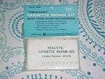 Radio Shack Realistic Cassette Repair Kit New!. Fixed Price $10.00.