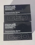 Maxell Professional Industrial Communicator Series C60 Cassettes Lot Nos. Fixed Price $22.00.
