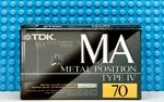 Tdk Ma 70 Type Iv 1992 Japan Blank Cassette Tape (1) (sealed). Fixed Price $45.99.