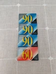 Qty 4 Vci 90 & 60 Hi Fi Stereo Blank Recordable Audio Cassette Tapes. Fixed Price $9.36.