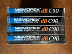 Memorex Db C90 Audio Cassette Tapes Blank Recordable Min 4 Pack New Sealed. Fixed Price $10.91.