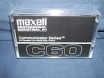 Maxwell C60 Professional Industrial Communicator Series Cassette Tape New Sealed. Fixed Price $7.99.