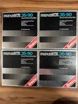 (lot Of 4) Maxell Ln 35-90 Sound Recording Tapes Low Noise/extended Range 1800. Fixed Price $81.52.