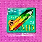 Md Victor/jvc 74 Crystal Green Pack Blank Mini Discs (5) (sealed). Fixed Price $41.39.