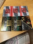 6 Blank Audio Cassette Tapes Tdk, Sony Memorex New Sealed. Fixed Price $29.99.