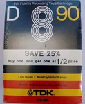 Tdk 8TRACK Tapes 8TR-90D 2PACK Vintage Made Usa Low Noise 90MIN Wide Dynamic. Fixed Price $24.99.