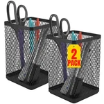 1INTHEOFFICE Pencil Cups For Desk, Jumbo Holder, Stackable Wire Mesh J.... Fixed Price $22.27.