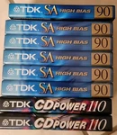 Tdk SA90 High Bias Cassette Audio Tapes Pack Of 8 New Sealed Original Shrink Wra. Fixed Price $80.00.