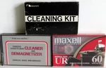 Nakamichi & Realistic Cleaning Kit, Head Cleaner + Maxell UR90 Nos - Free Ship!. Fixed Price $35.00.