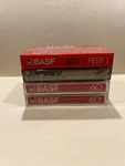 Blank Basf Audio Cassette Tapes Performance & Ampex 60 Plus. Fixed Price $23.99.