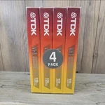 Tdk Premium Quality T-120 6 Hours Vhs Tapes 4 Pack New Sealed. Fixed Price $14.88.