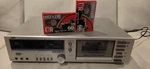 Works Vintage Jvc Stereo Cassette Deck Super Anrs Silver KD-D4J+2 C60. Fixed Price $165.59.