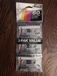 Vtg New 3 Pack Gemini Special Events 60 Min. Audio Cassette Tapes 1995. Fixed Price $7.99.