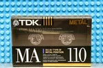 Tdk Ma 110 Type Iv 1990 Usa Blank Cassette Tape (1) (sealed). Fixed Price $41.39.
