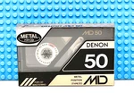 Denon Md 50 1989 Japan Type Iv Blank Cassette Tape (1) (sealed). Fixed Price $49.49.