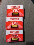 Maxell Mini Dv 60-MINUTE Digital Video Cassette Pack Of 3, New Sealed. Fixed Price $14.99.