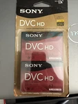 Sony Dvc Hd 2 Pack 63 Minute Mini Digital Video Cassette New-distressed Box. Fixed Price $20.00.