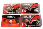 Sony Hf 60 And 3 Maxell Normal Bias Ur - 90 Minute Recordable Audio Cassettes. Fixed Price $17.92.