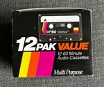 Gemini 12 Pack Blank 60 Minute Audio Cassette Tapes (1992) Vintage New Old Stock. Fixed Price $14.47.